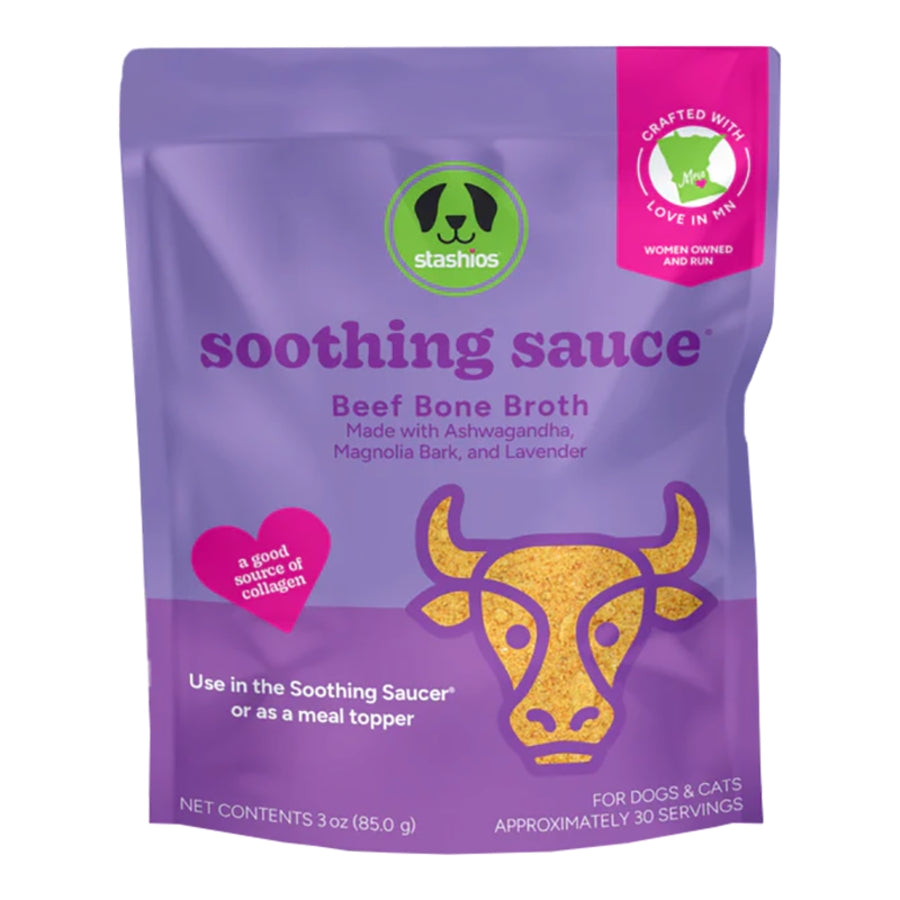 Stashios Soothing Sauce Bulk Calming Beef, 3 oz