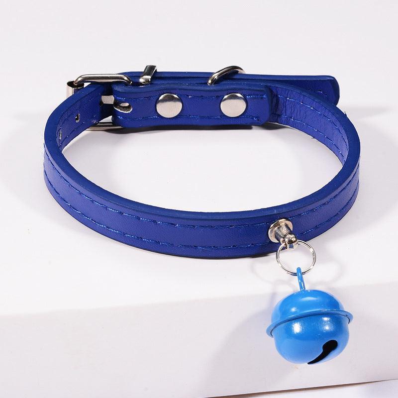 Stylish Pet Bell Collar With Colorful Traction For Cats And Dogs - Pets Perfect
