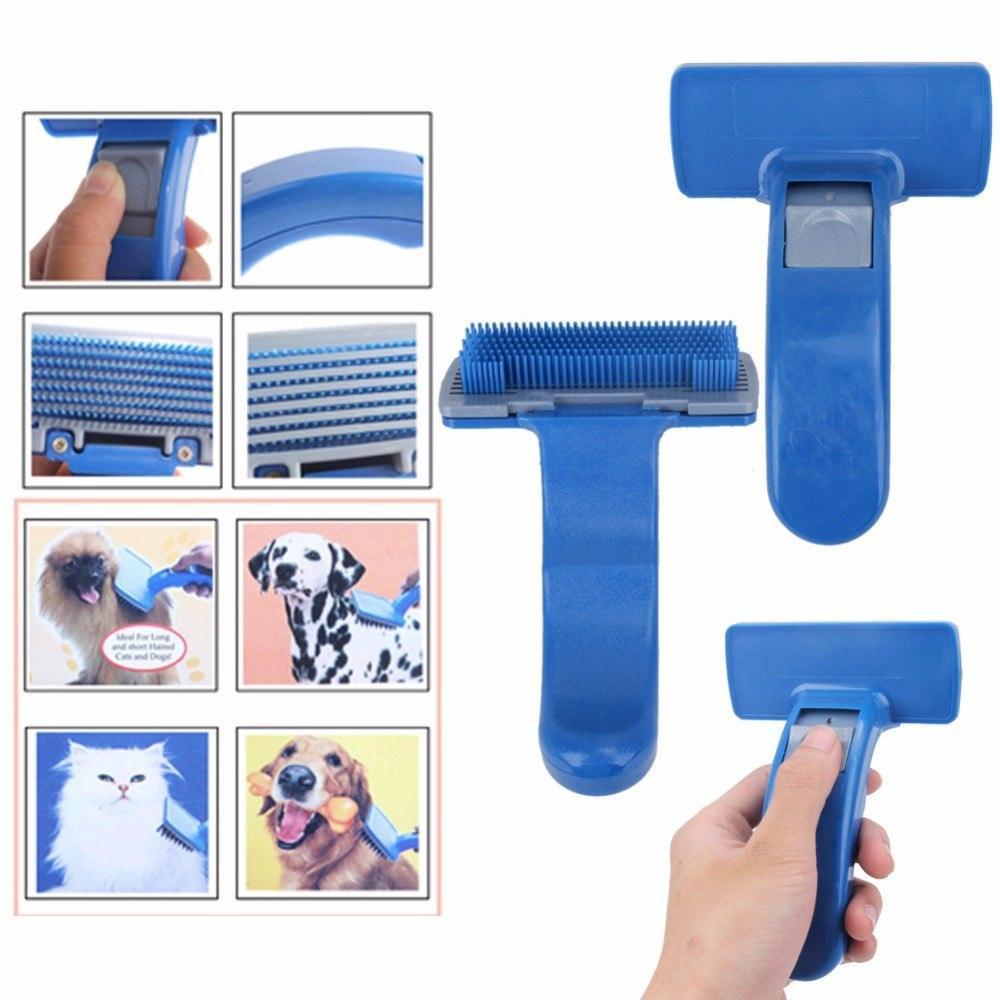 FurBuddy Self - Cleaning Dog Grooming Comb - Deshedding and Massage Tool - Pets Perfect