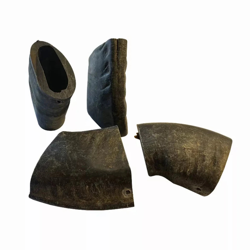 WATER BUFFALO HORN TUFFIE- 100% Natural Dog Treat & Chews, Grain-Free, Gluten-Free, Dog Chewing Dental Toys, 2 ct