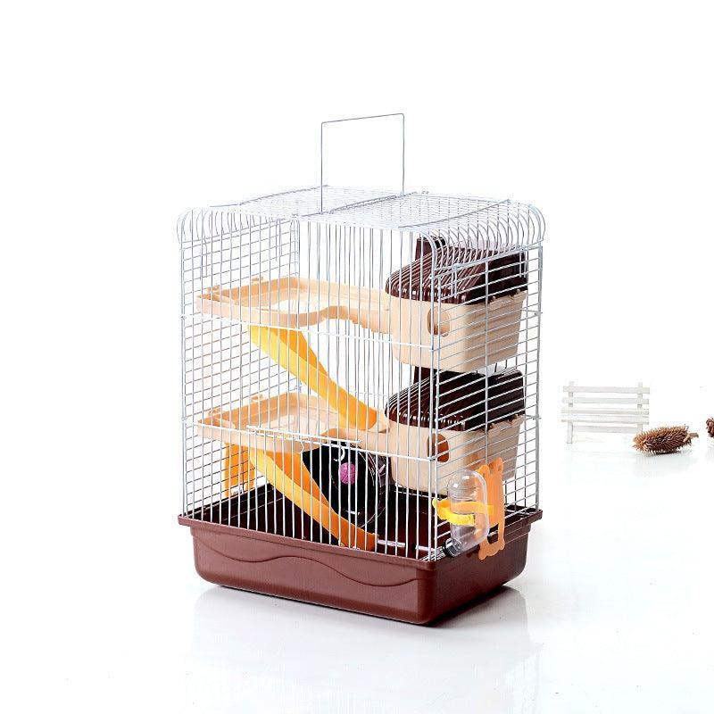 Three - Storey Hamster Haven - Multi - Level Luxury Cage for Hamsters & Small Pets - Pets Perfect