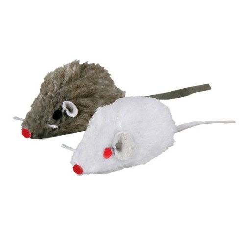 Trixie Cat Mouse With Bell 160 Pack