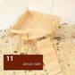 Natural Wood Hamster Playground with Swing & Fence - Pets Perfect