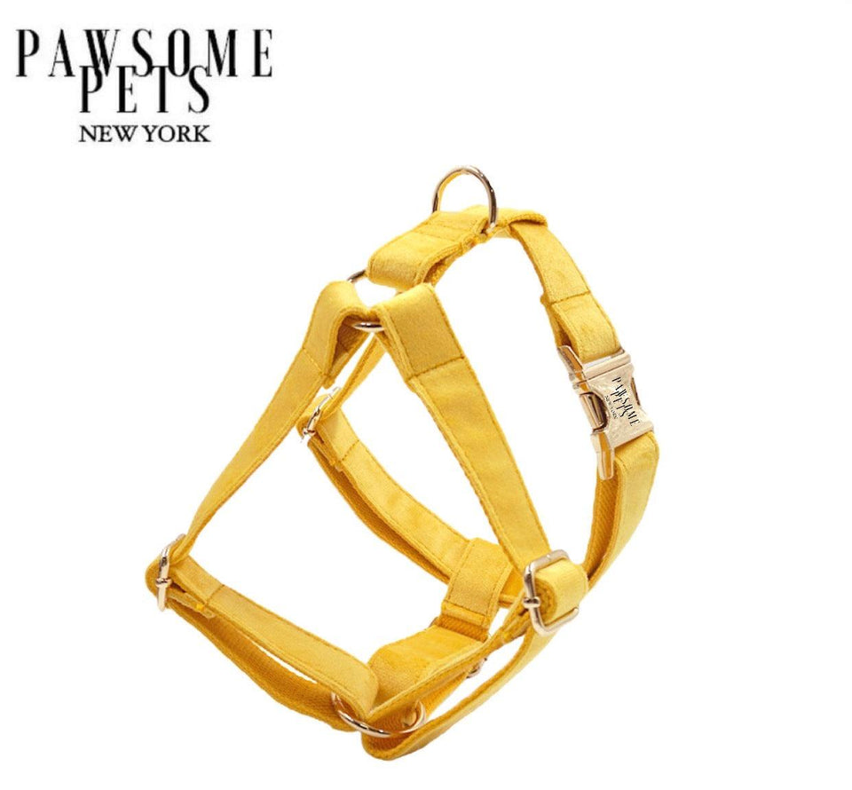 Step-in Dog Harness, Dark Yellow