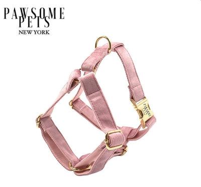 Step-in Dog Harness, Light Pink