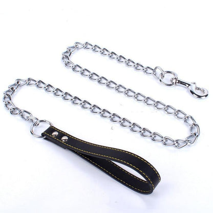 Durable Dog Leash With Anti - Bite Chain - Secure And Stylish Walks For Your Pup! - Pets Perfect