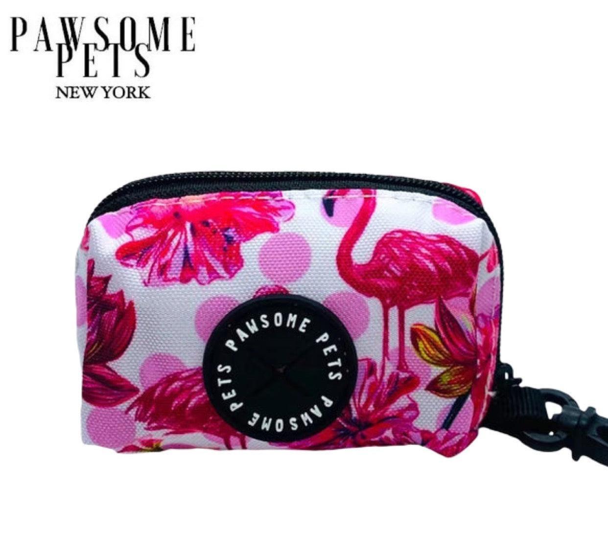 WASTE BAG HOLDER - HAWAII FLAMINGO - Pets Perfect