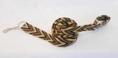 Brown Handmade Wayuu Pet Dog Leash - Pets Perfect
