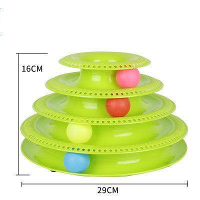 Interactive Cat Ball Tower Tracks Toy - Fun And Engaging Playtime For Your Feline Friend - Pets Perfect