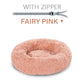 The Snugglepaws Plush Donut Pet Bed: Luxuriously Cozy Haven For Dogs And Cats - Pets Perfect