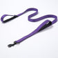 Reflective Nylon Double Thickened Dog Leash - Enhanced Visibility And Durability