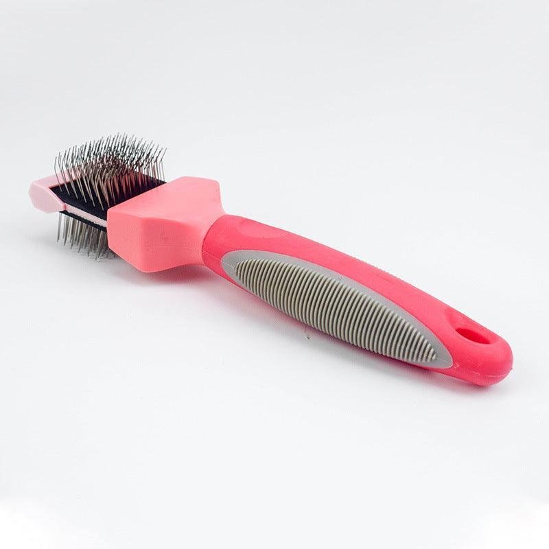 Gentlegroom Pet Self - Cleaning Hair Brush - Double - Sided Soft Comb - Pets Perfect