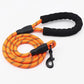 Nightglow Reflective Round Rope Dog Leash - Pets Perfect