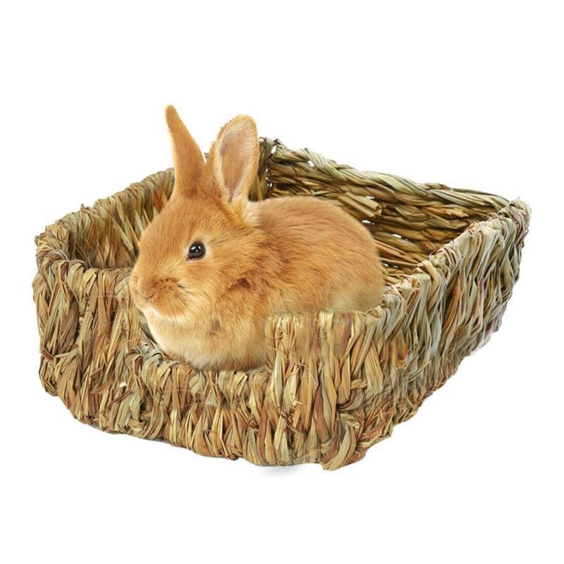 Hand - Woven Grass Hideaway: Natural Nest For Rabbits And Guinea Pigs - Pets Perfect