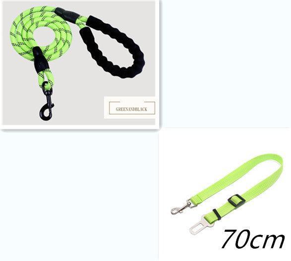 Reflective Comfort Leash - Premium Nylon Dog Leash For Walking And Training - Ultimate Pet Safety And Control