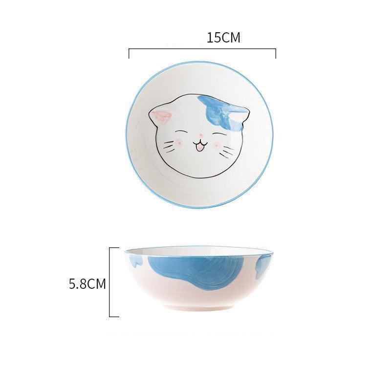 Elevated Ceramic Cat Bowl Set With Shelf - Promotes Healthy Posture And Double Feeding - Pets Perfect