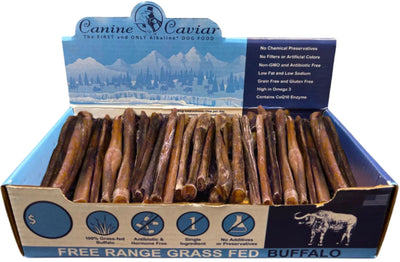 Canine Caviar Buffalo Stix 6" Dog Chews - Pets Perfect