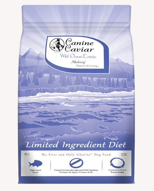 Wild Ocean Herring & Quinoa Dog Food - Limited Ingredient Alkaline Formula for All Life Stages, 35 lbs