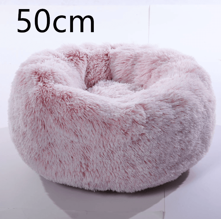 Cozy Haven: Luxurious Round Pet Bed For Winter Comfort - Pets Perfect