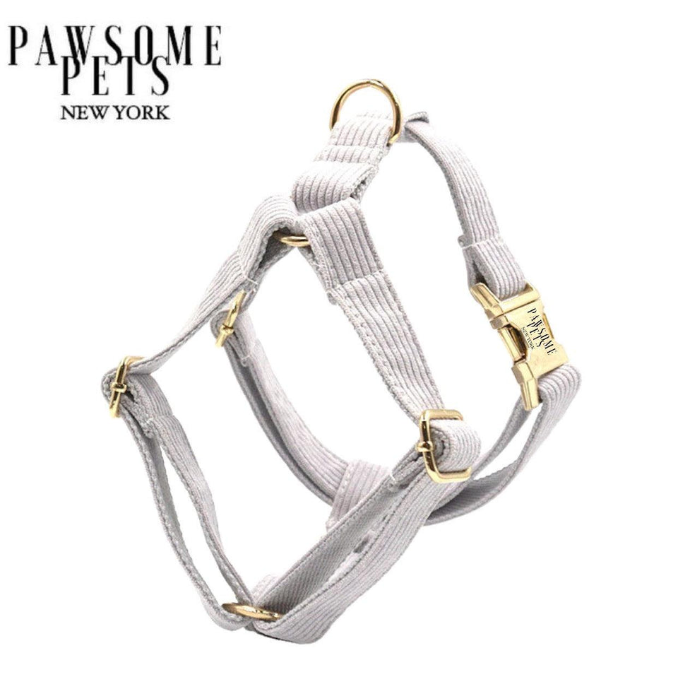 Step-in Dog Harness, Light Grey