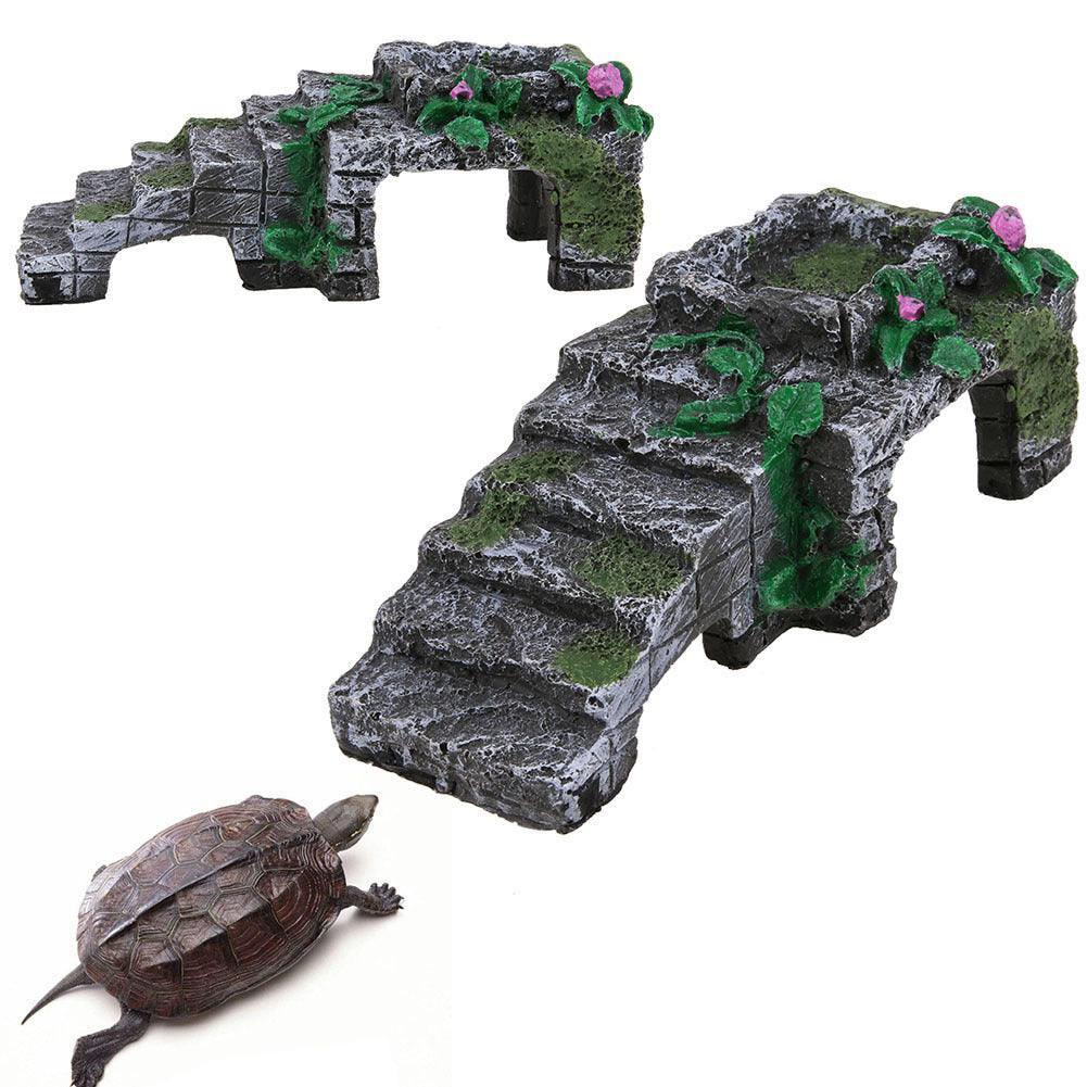 Resin Reptile Retreat: Elevated Climbing Haven - Pets Perfect