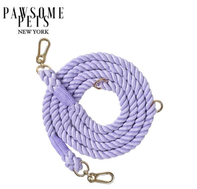 Hands-Free Dog Rope Dog Leash - Purple Love