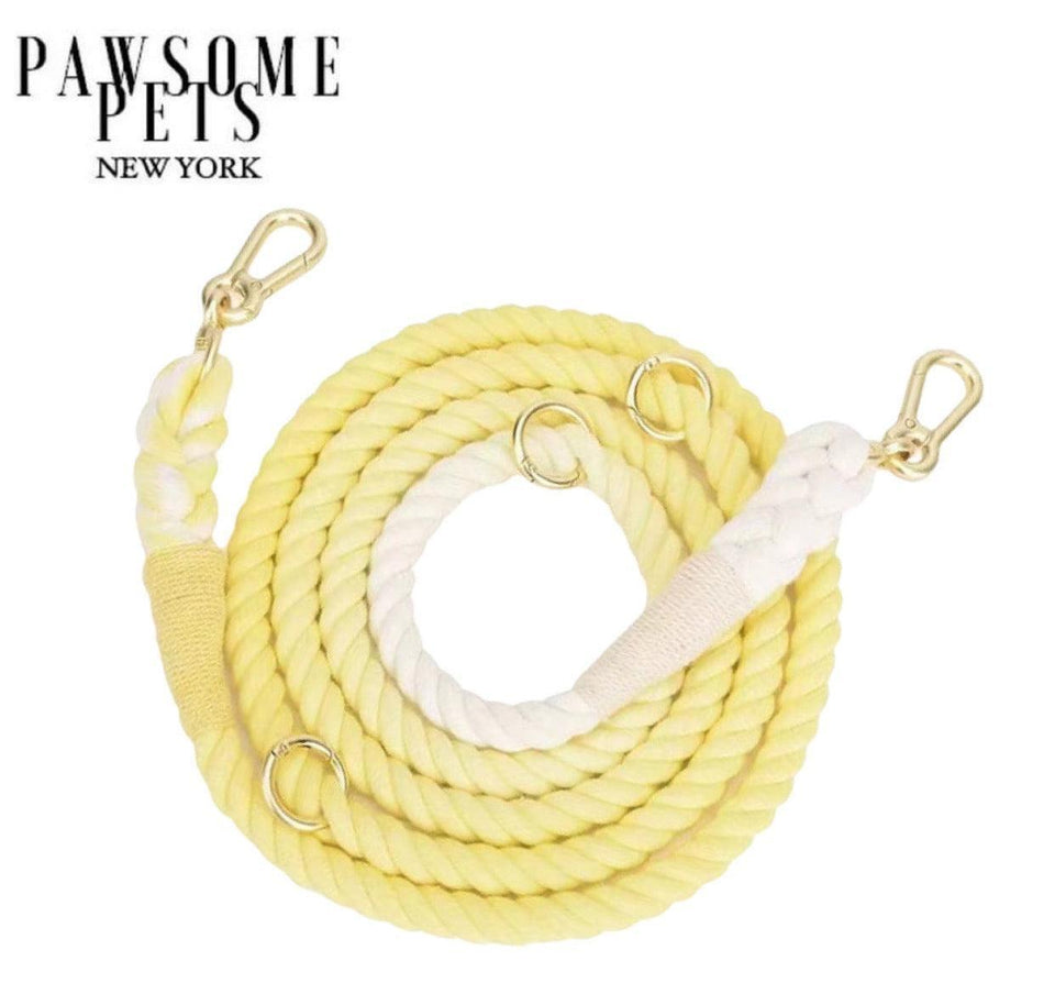 Hands-Free Dog Rope Dog Leash - Lemon Squeeze, view 2