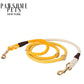 HANDS FREE DOG ROPE LEASH - OMBRE DARK YELLOW - Pets Perfect
