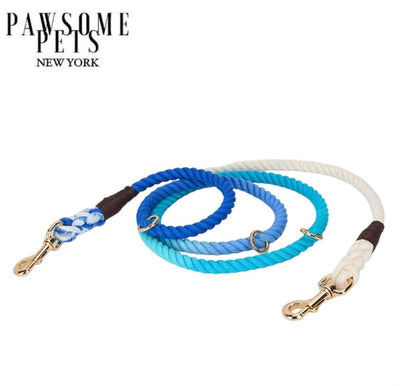 Hands-Free Dog Rope Dog Leash - Ombre Light Blue