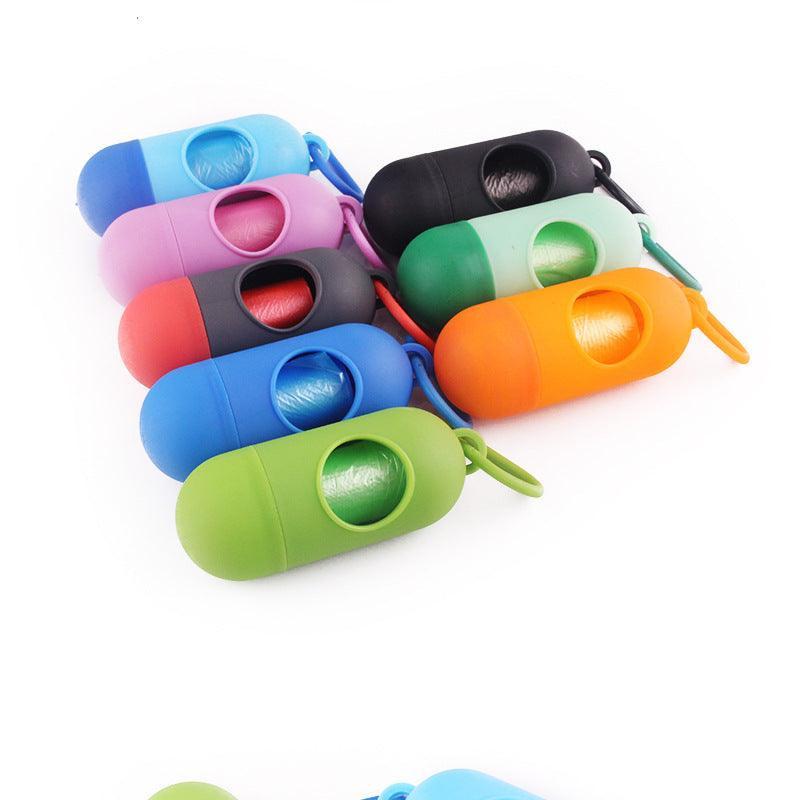 Portable Pet Waste Bag Dispenser - Leash - Attachable Dog Poop Bag Holder - Pets Perfect