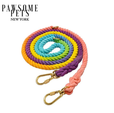 Hands-Free Dog Rope Dog Leash - Pastel