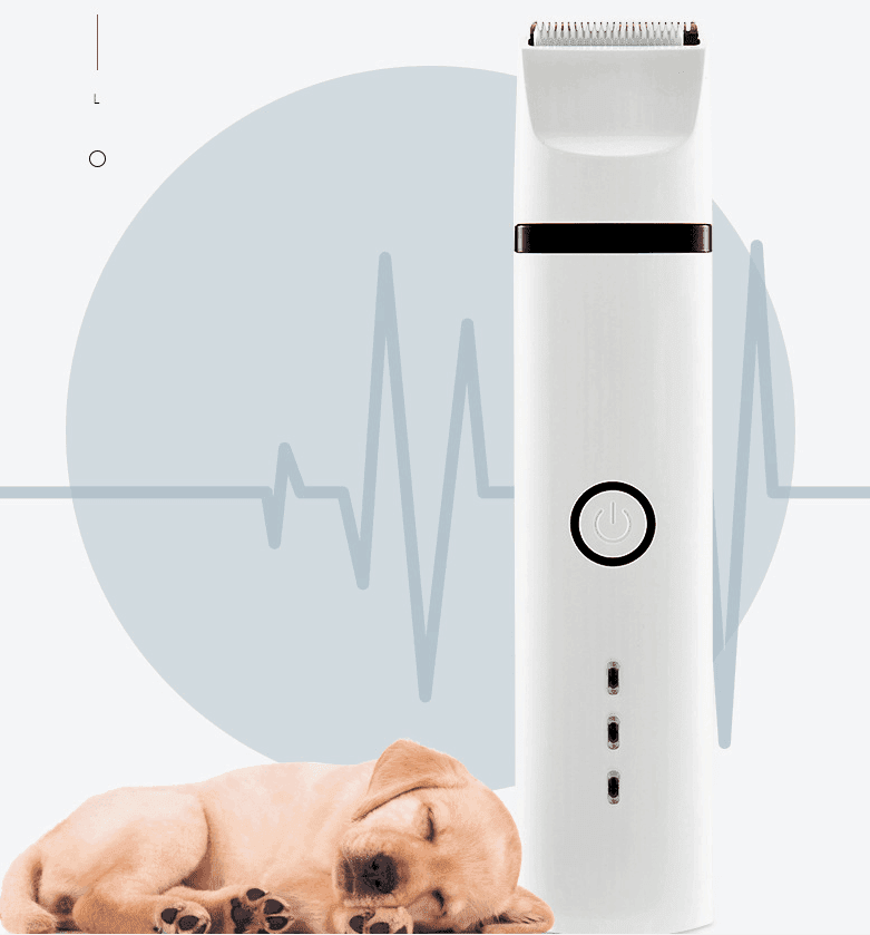 Dog Hugs Cat Rechargeable Dog Hair Trimmer - Electric Grooming Clipper for Dogs & Cats - Pets Perfect