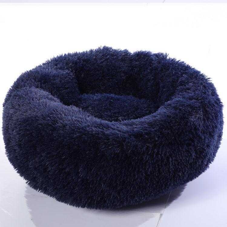 Luxury Retreat Plush Round Pet Bed - The Ultimate Haven For Small Dogs And Cats - Pets Perfect