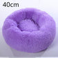Cozy Haven: Luxurious Round Pet Bed For Winter Comfort - Pets Perfect