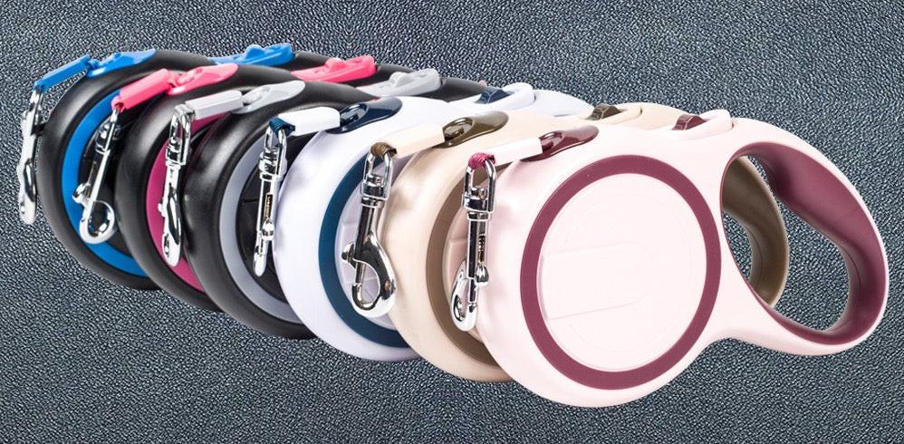 Flexible Retractable Pet Leash - Lightweight Durable Design for Dogs & Cats