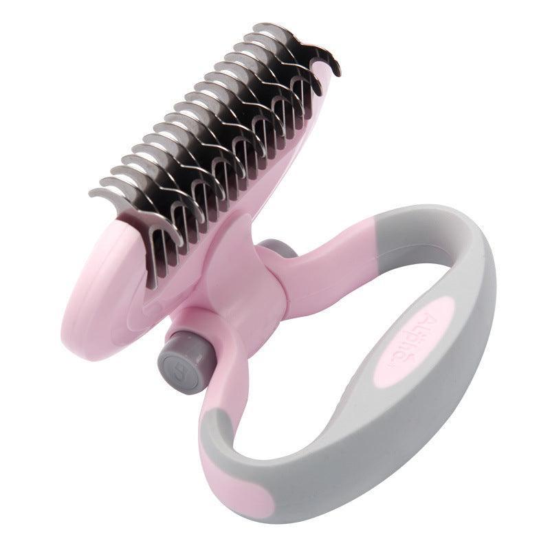 Rotatable Multi-Angle Grooming Comb - Tangle-Free Detangling Tool for Dogs