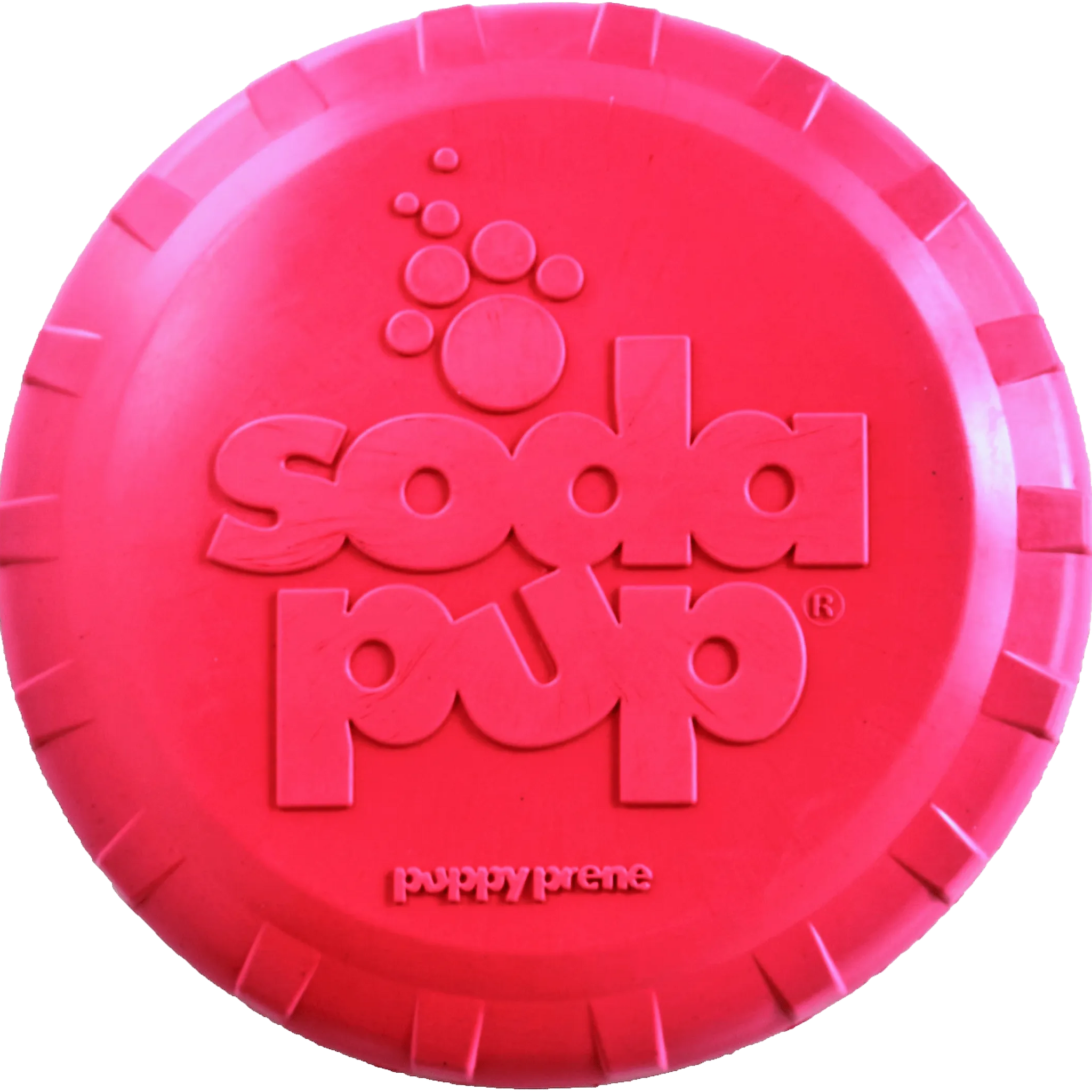 SP Puppy Bottle Top Flyer Durable Rubber Retrieving Frisbee for Puppies