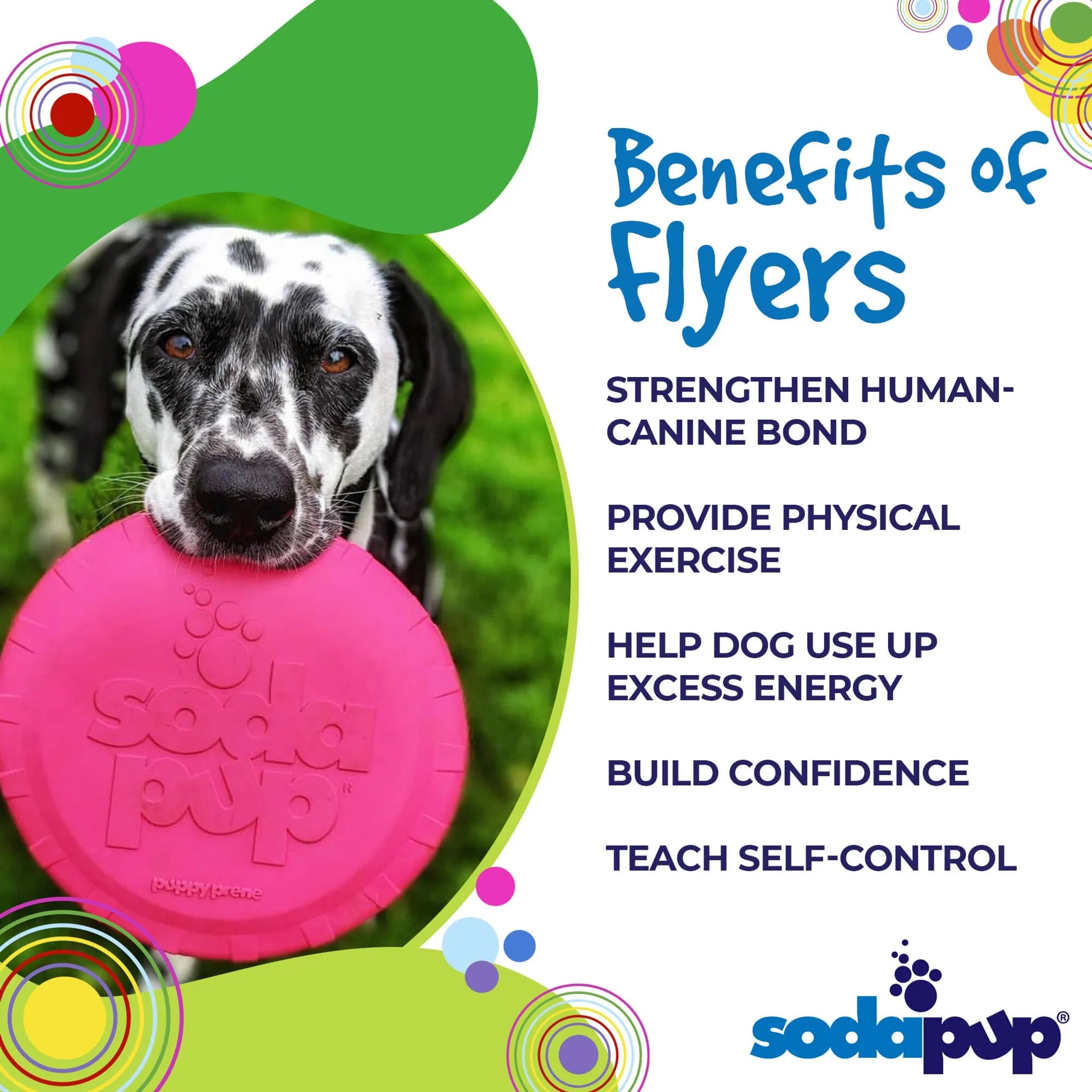 SP Puppy Bottle Top Flyer Durable Rubber Retrieving Frisbee for Puppies