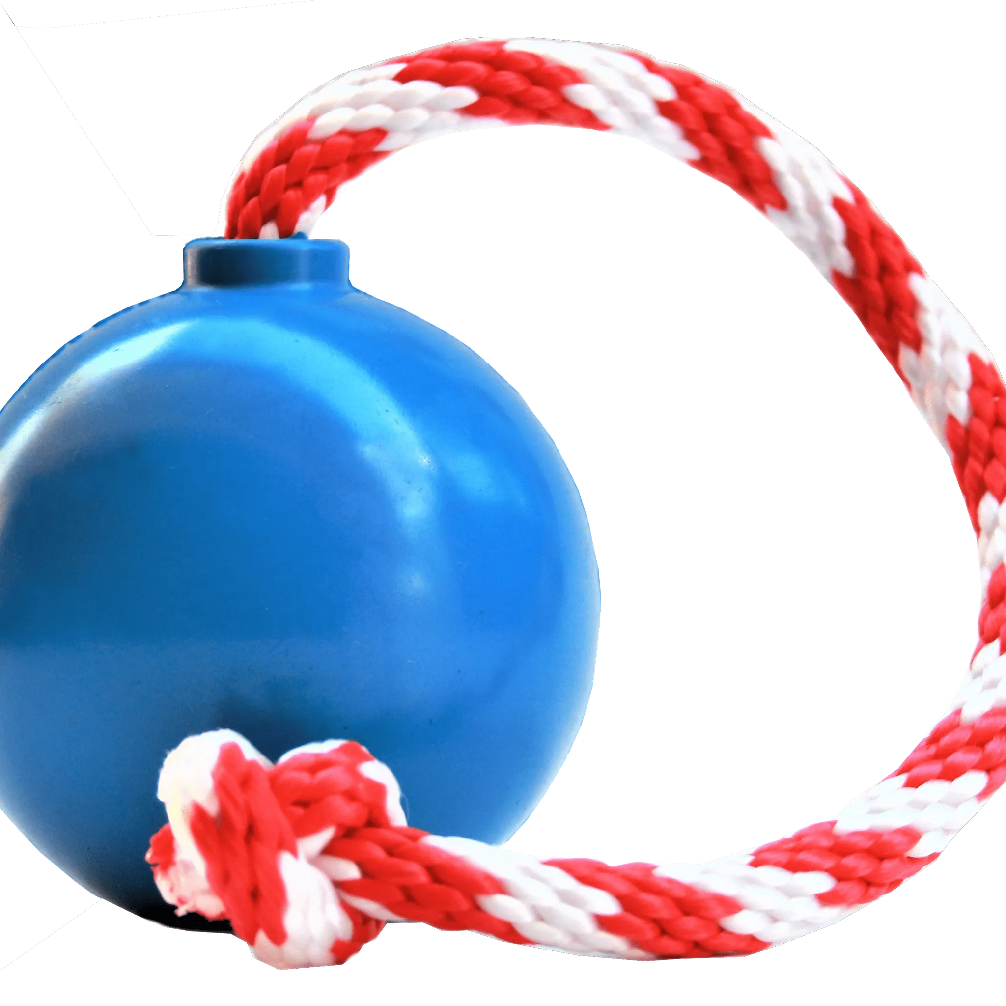 USA-K9 Cherry Bomb Durable Rubber Chew Toy, Treat Dispenser, Reward Toy, Tug Toy, and Retrieving Toy
