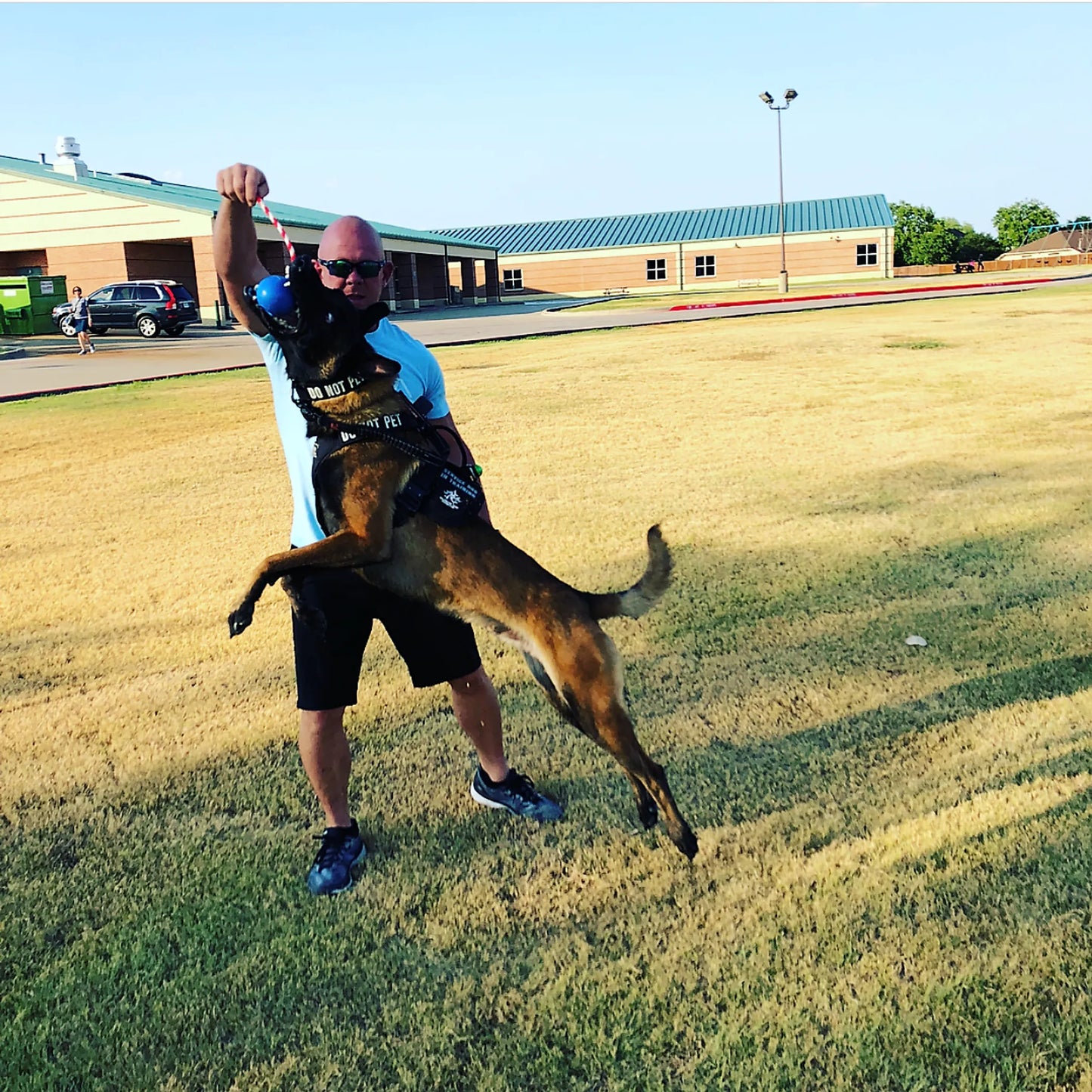Cherry bomb rubber chew toy detail view showing treat dispensing opening
