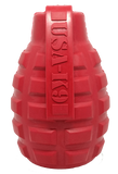 Grenade Dog Toy – Rubber Treat Dispenser Tug – Medium