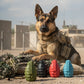 USA-K9 Grenade Durable Rubber Chew Toy & Treat Dispenser