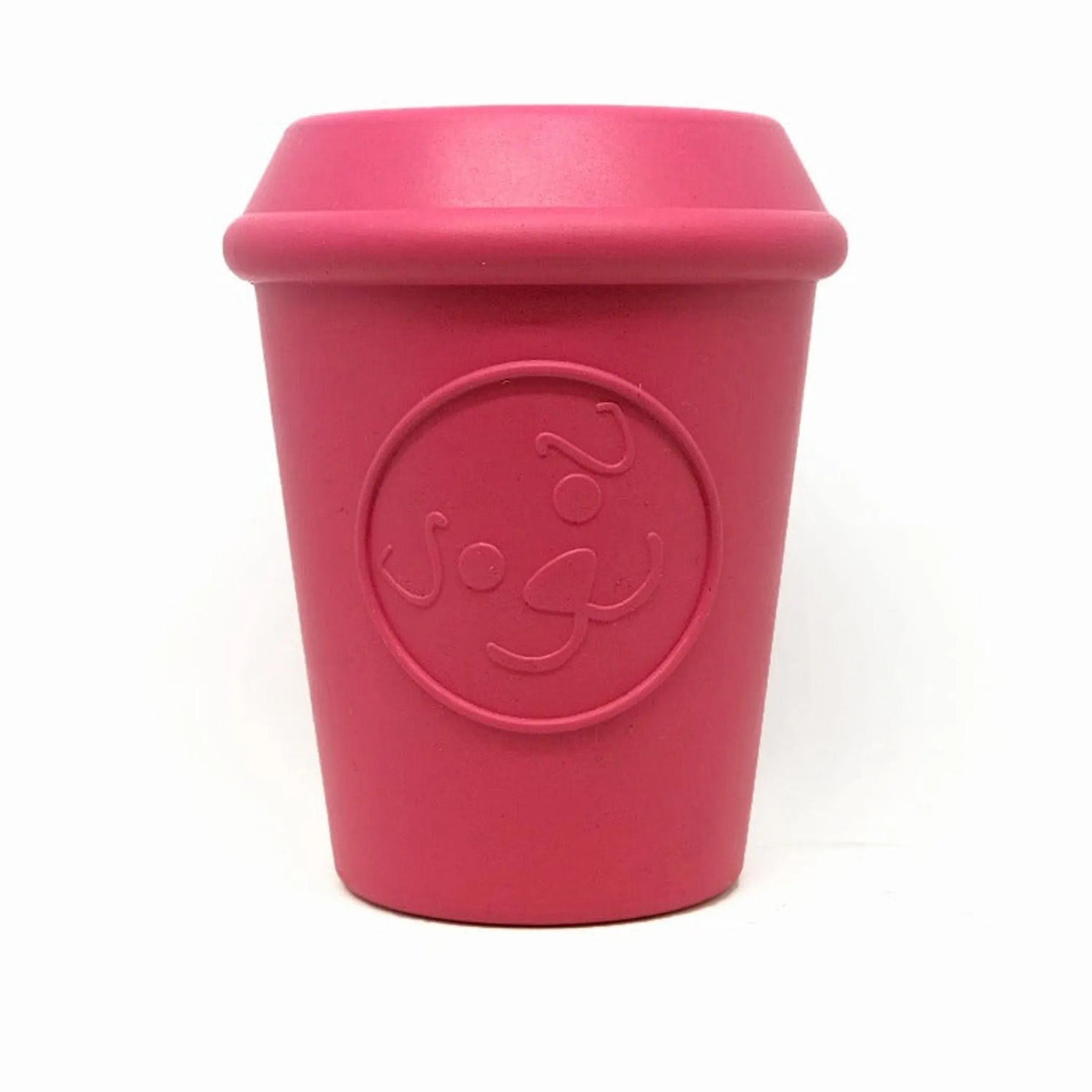Coffee Cup Durable Rubber Chew Toy and Treat Dispenser