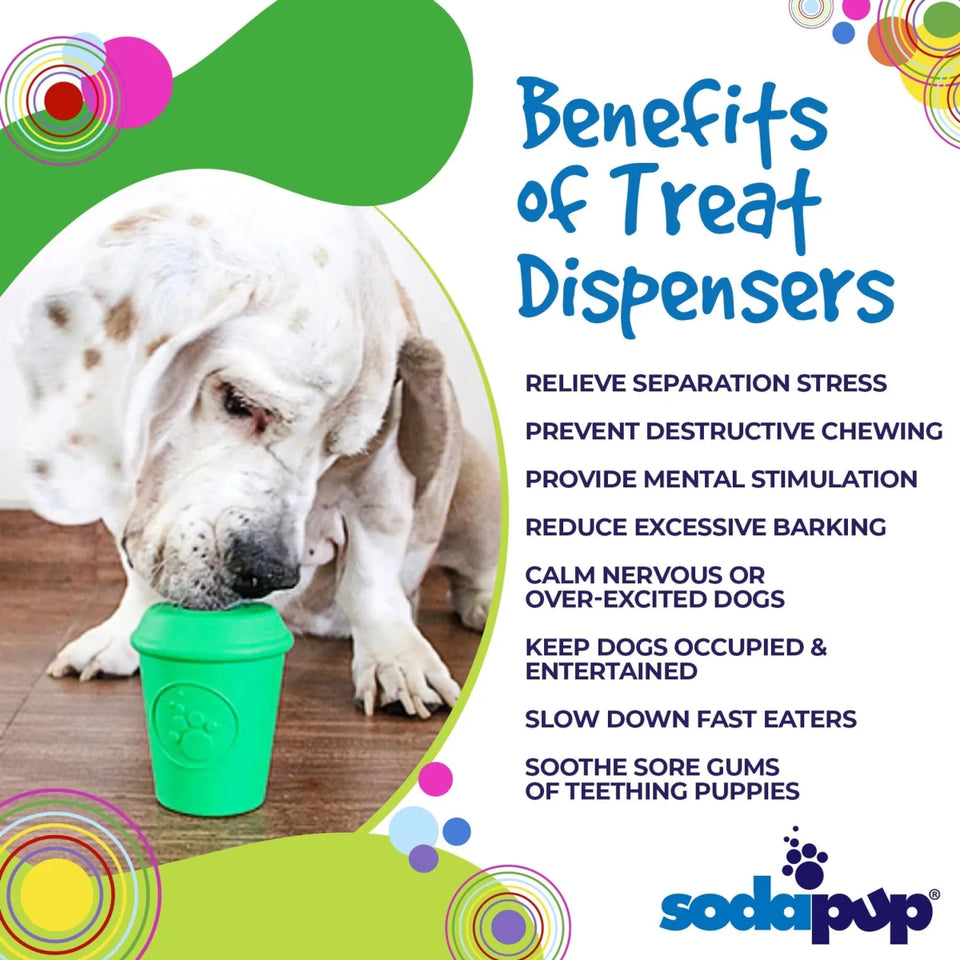 Coffee Cup Durable Rubber Chew Dog Toy and Treat Dispenser, view 10