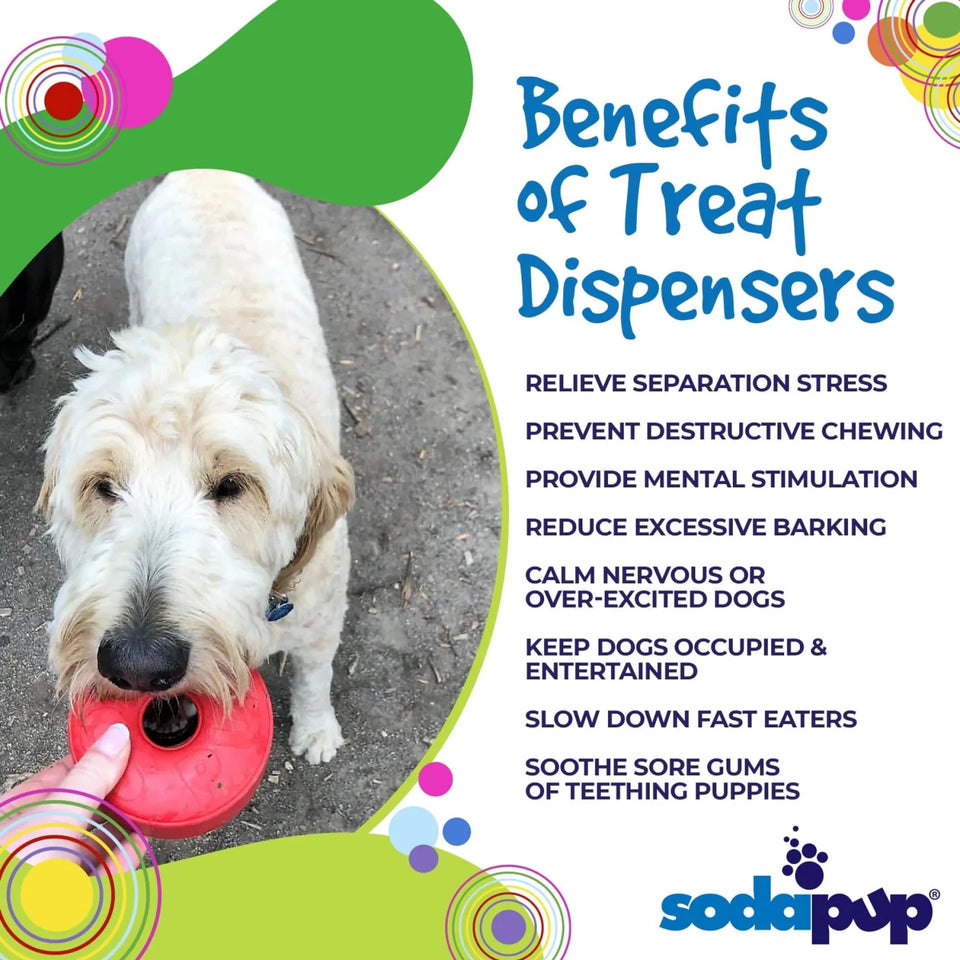 SP Life Ring Durable Rubber Chew Dog Toy & Treat Dispenser - Pets Perfect