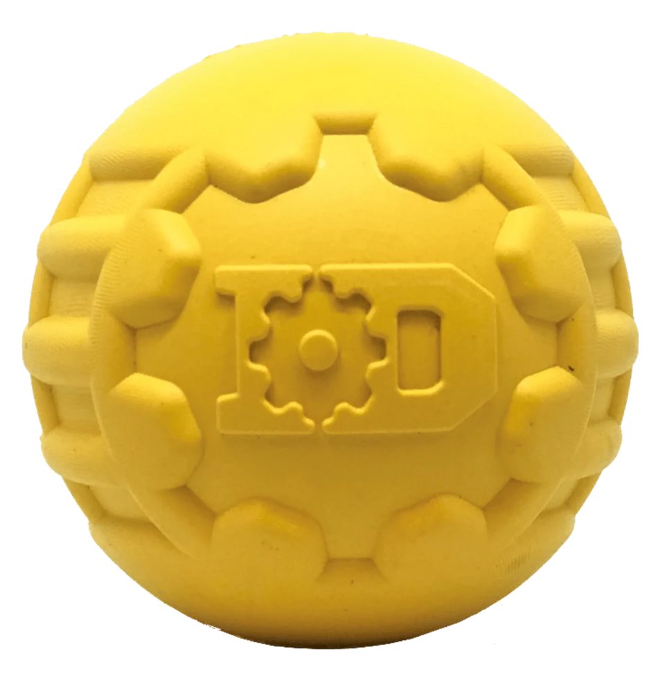 ID Ball - Ultra-Durable Rubber Dog Chew Ball - Pets Perfect