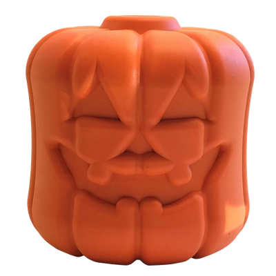 MKB Jack O' Lantern Durable Rubber Chew Dog Toy & Treat Dispenser - Pets Perfect