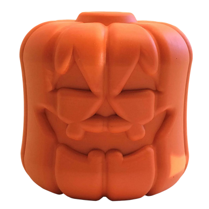 MKB Jack O' Lantern Durable Rubber Chew Toy & Treat Dispenser