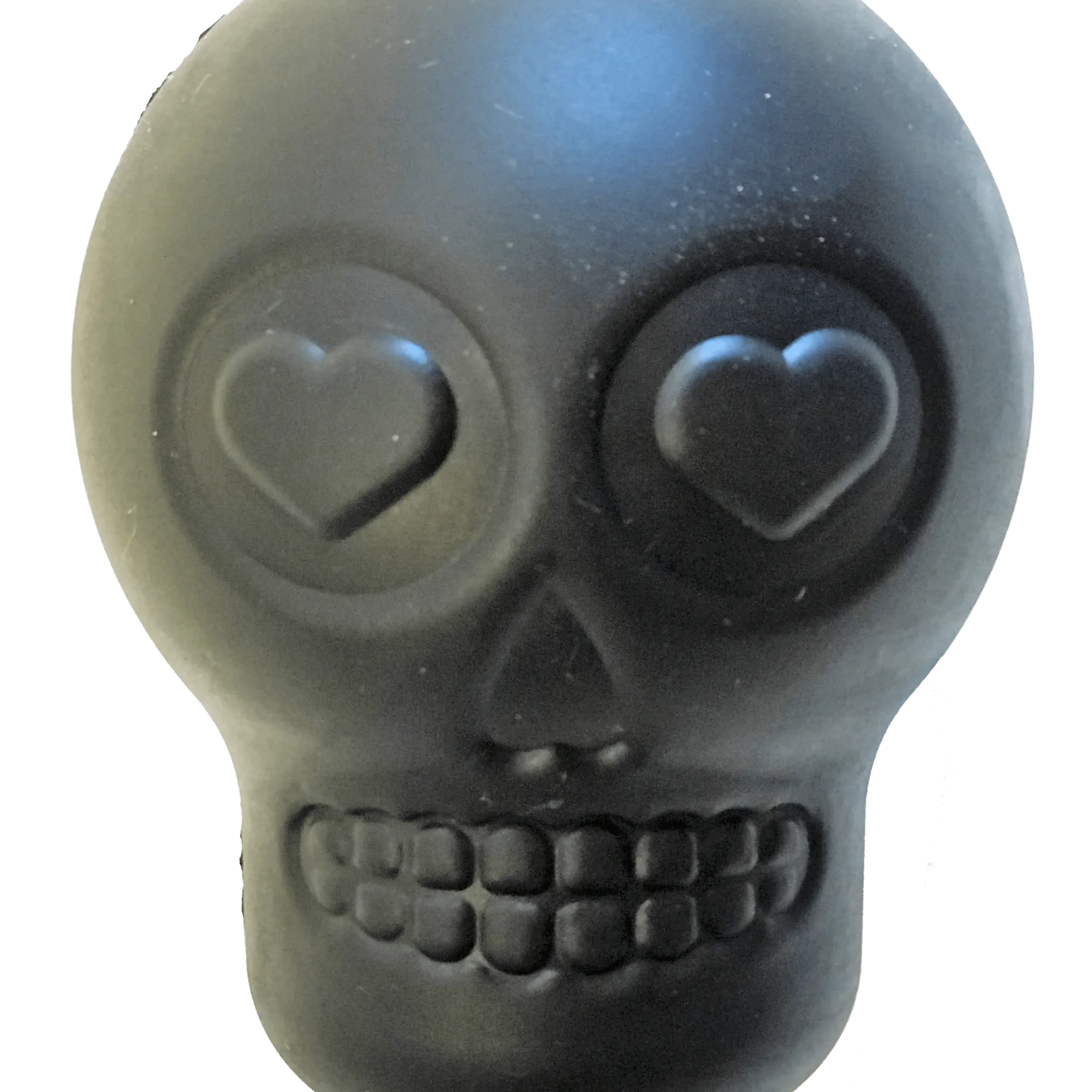 MKB Sugar Skull Durable Rubber Chew Toy & Treat Dispenser