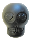 Sugar Skull Dog Toy – Rubber Treat Dispenser Chew – Medium